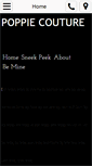Mobile Screenshot of poppiecouture.com